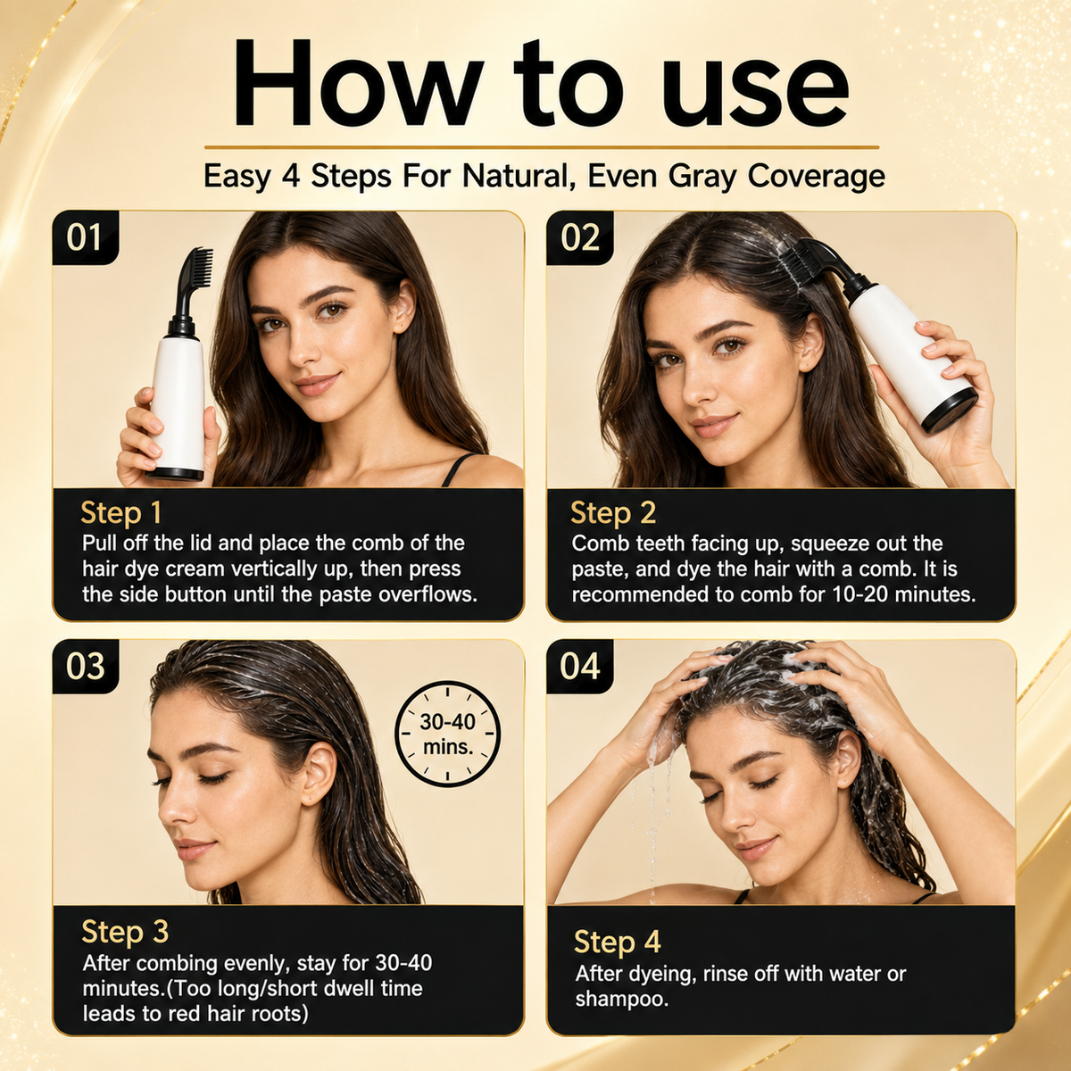 🔥Gray Hair Showing? Fix It In Minutes!