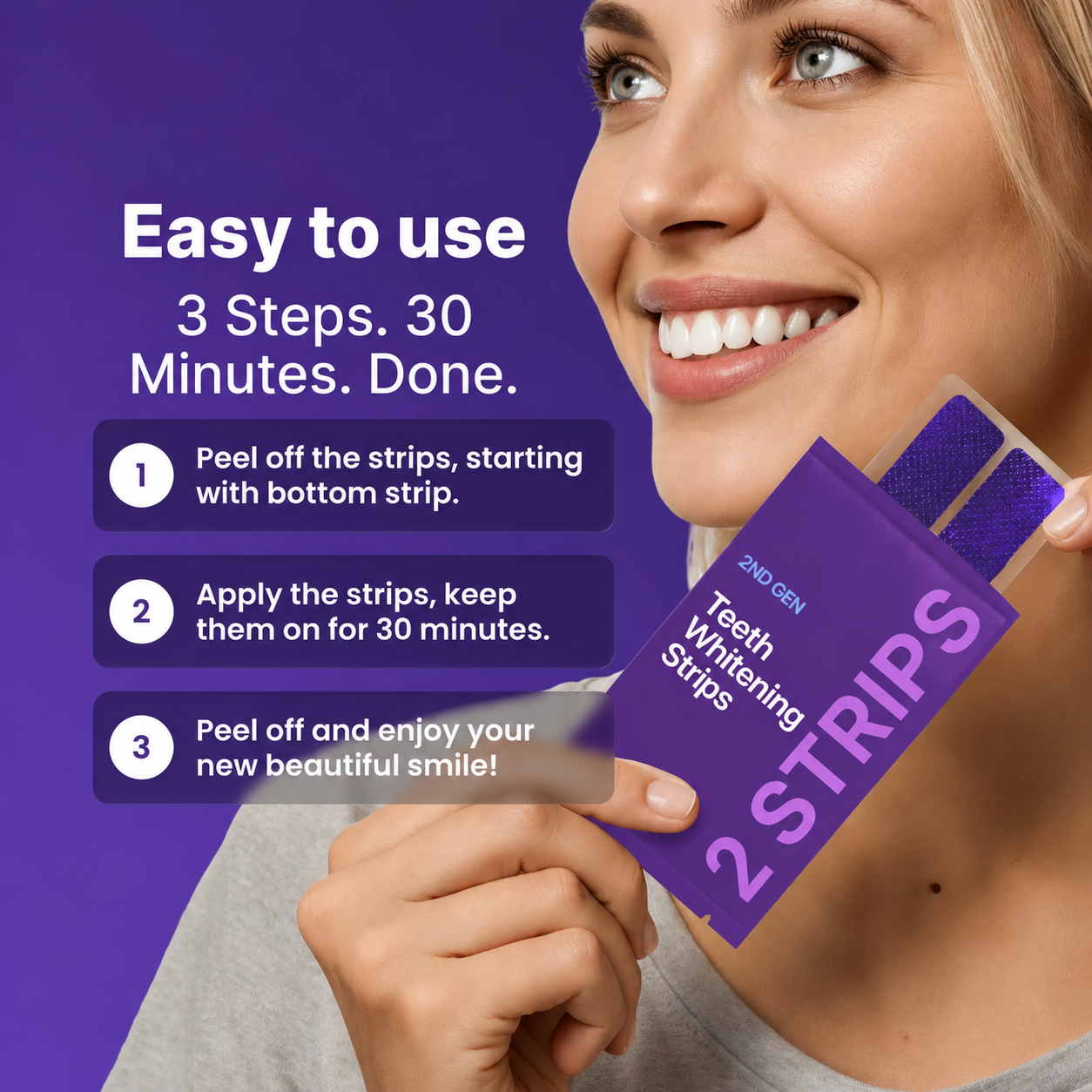 🔥 Limited-Time Deal: Purple Teeth Whitening Strips