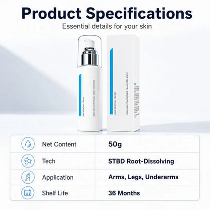 Serenity Ice-Cooling Hair Removal Cream ❄️ Smooth, Soft Skin ✨