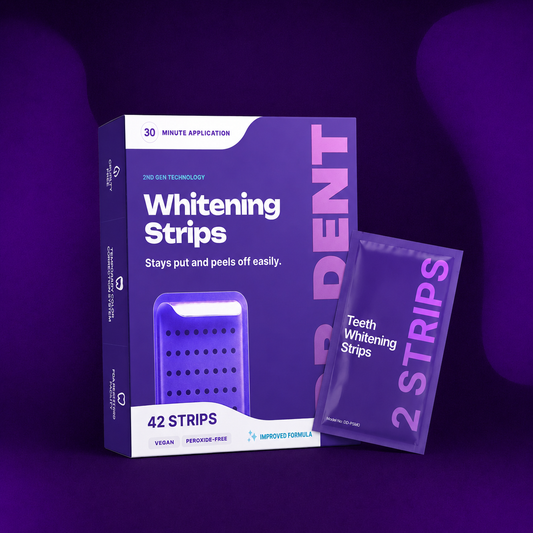 Purple Teeth Whitening Strips
