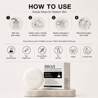 Niacinamide Skin Brightening Soap melasma dark spots freckle