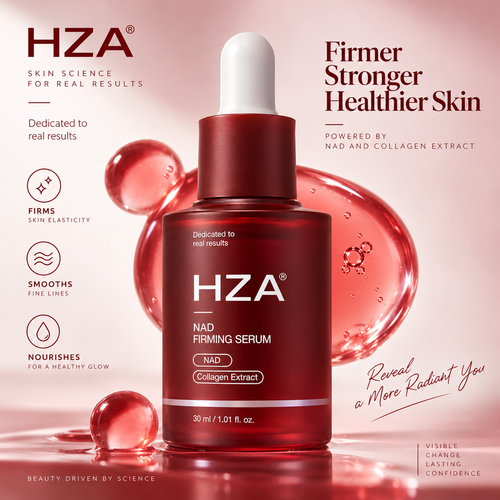 NAD+ EGF Firming Face Serum with Collagen Extract – Advanced Anti-Aging Formula for Fine Lines, Elasticity & Radiant, Plump-Looking Skin