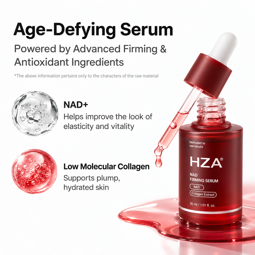 NAD+ EGF Firming Face Serum with Collagen Extract – Advanced Anti-Aging Formula for Fine Lines, Elasticity & Radiant, Plump-Looking Skin